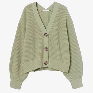 H&M Cardigan in Wasabi Green